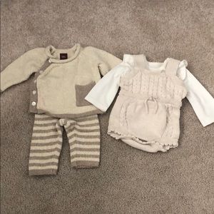 Baby girl neutral set